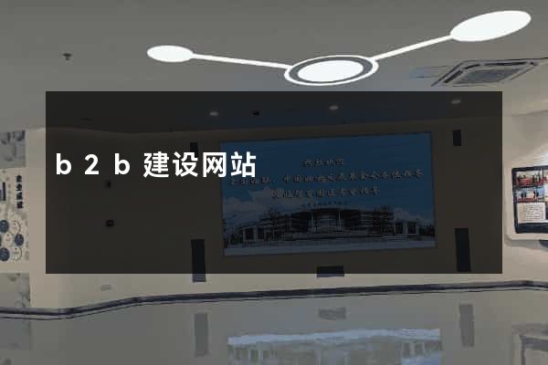 b2b建设网站