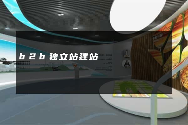 b2b独立站建站