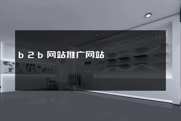 b2b网站推广网站