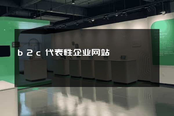 b2c代表性企业网站