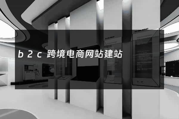 b2c跨境电商网站建站