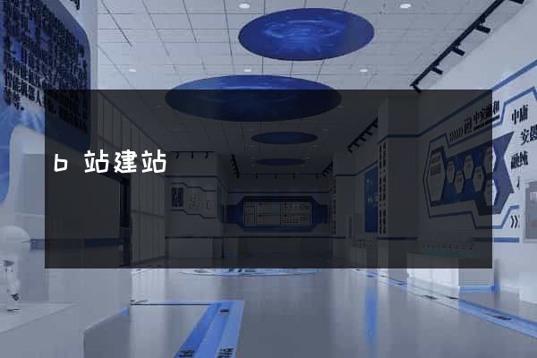 b站建站