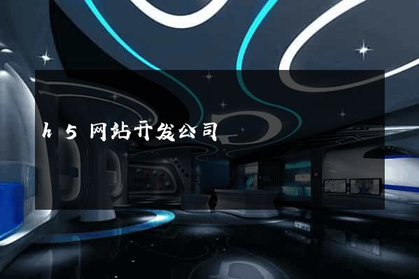 h5网站开发公司