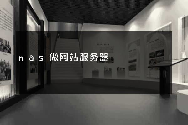 nas做网站服务器