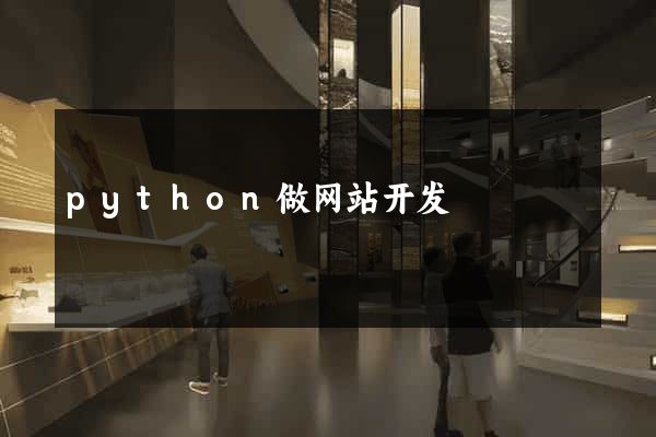 python做网站开发