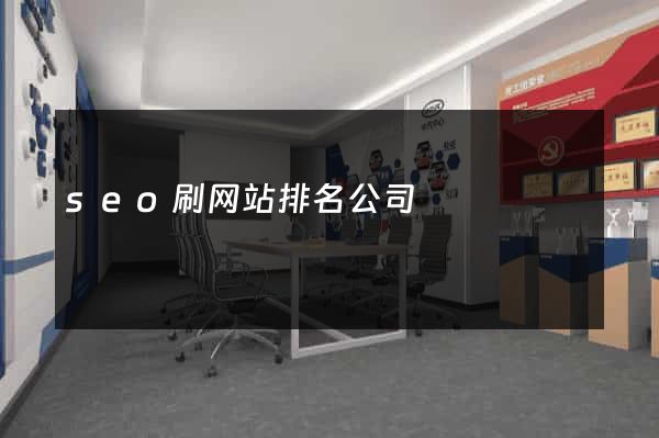 seo刷网站排名公司