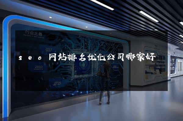 seo网站排名优化公司哪家好