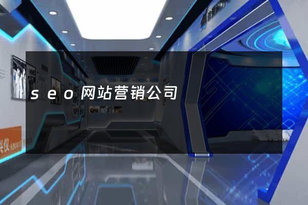 seo网站营销公司