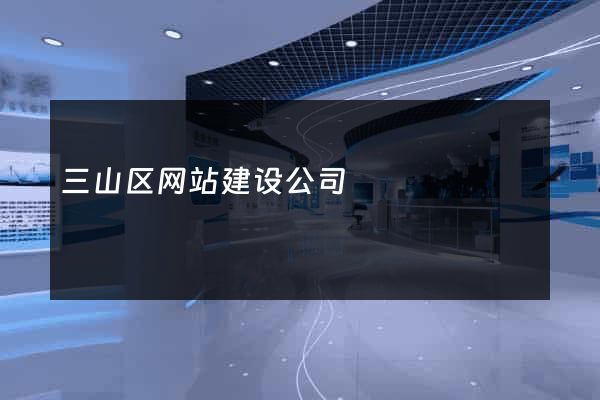 三山区网站建设公司