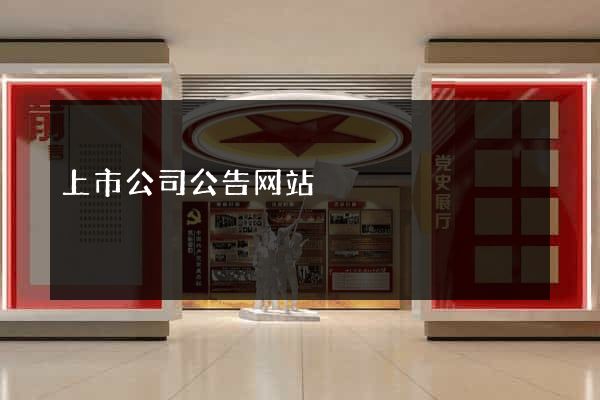 上市公司公告网站