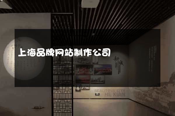 上海品牌网站制作公司