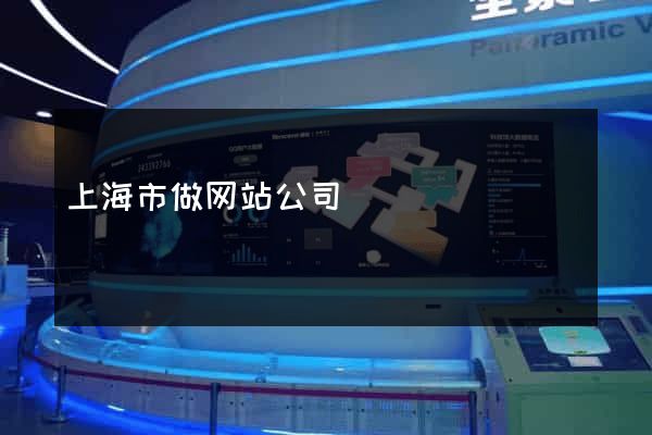 上海市做网站公司