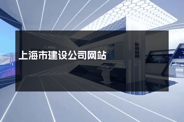 上海市建设公司网站