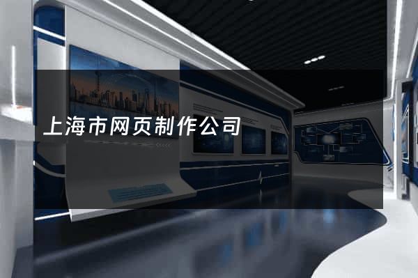 上海市网页制作公司