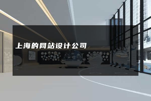 上海的网站设计公司