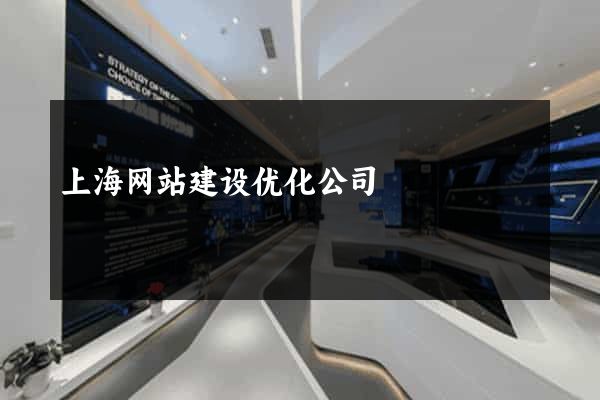 上海网站建设优化公司