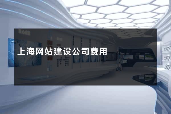 上海网站建设公司费用