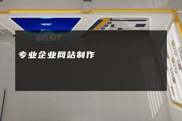 专业企业网站制作