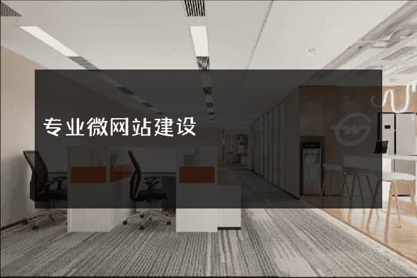 专业微网站建设