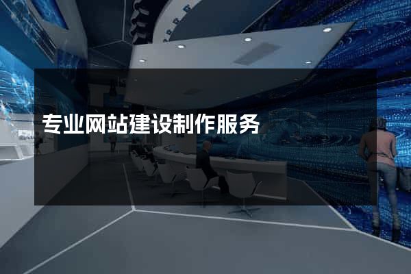 专业网站建设制作服务