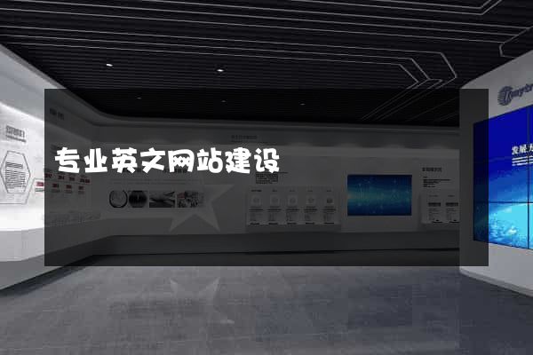 专业英文网站建设