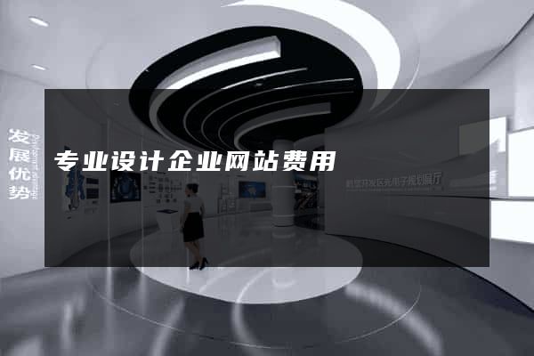 专业设计企业网站费用