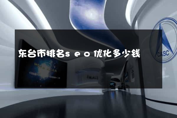 东台市排名seo优化多少钱