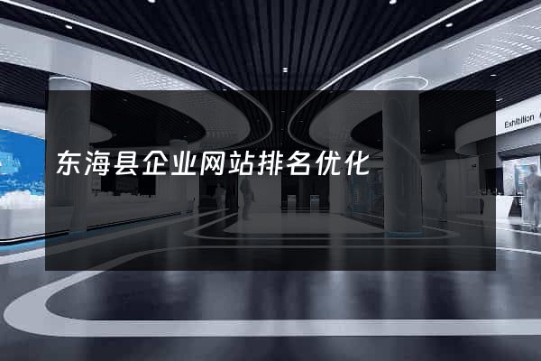 东海县企业网站排名优化
