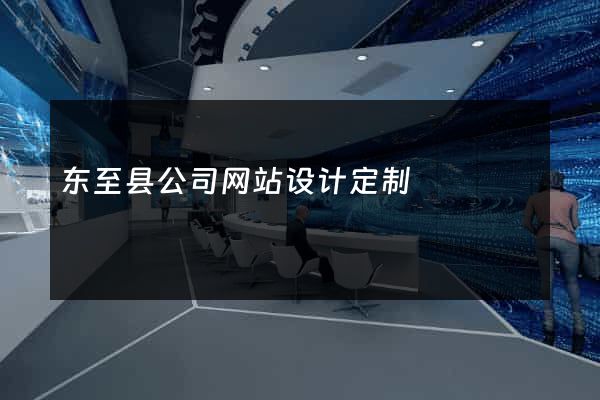 东至县公司网站设计定制