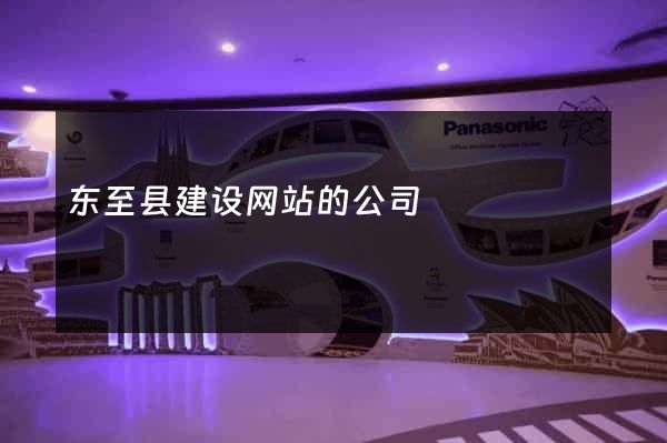 东至县建设网站的公司