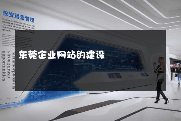 东莞企业网站的建设