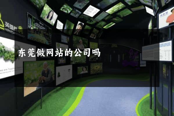 东莞做网站的公司吗