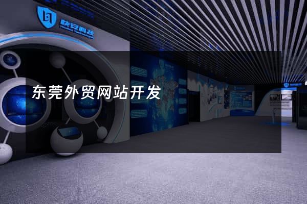 东莞外贸网站开发