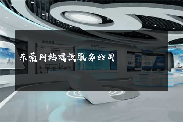 东莞网站建设服务公司