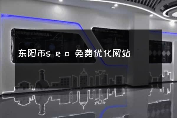 东阳市seo免费优化网站