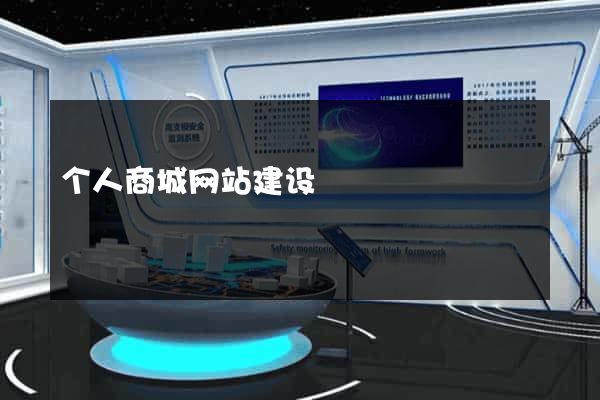 个人商城网站建设