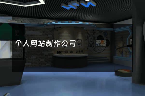 个人网站制作公司