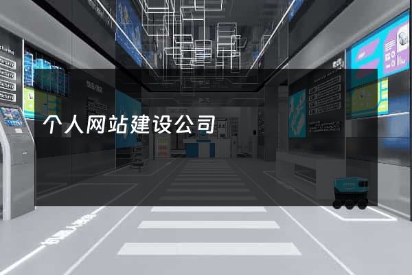个人网站建设公司