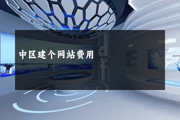 中区建个网站费用