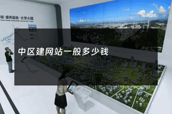 中区建网站一般多少钱