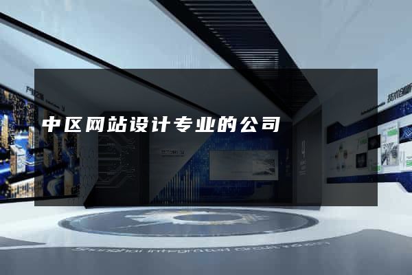 中区网站设计专业的公司
