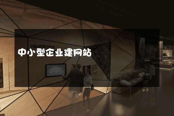 中小型企业建网站