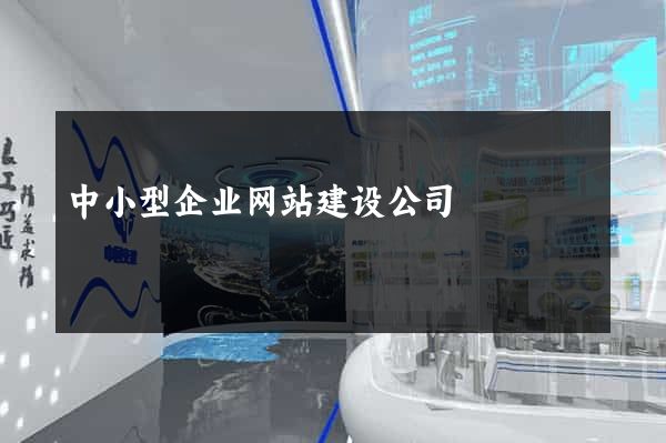 中小型企业网站建设公司