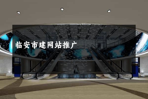 临安市建网站推广