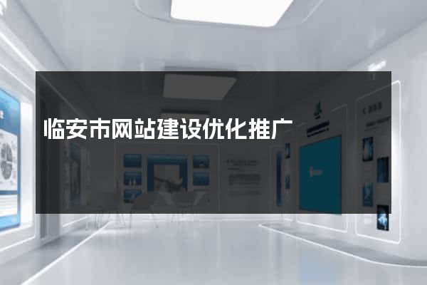 临安市网站建设优化推广