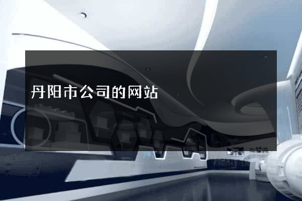 丹阳市公司的网站