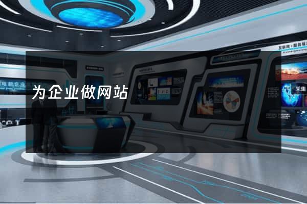 为企业做网站