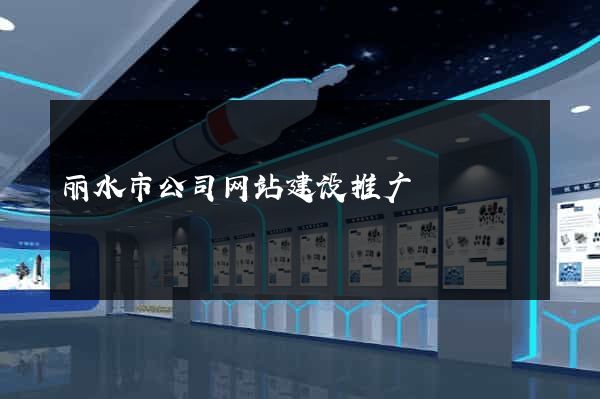 丽水市公司网站建设推广