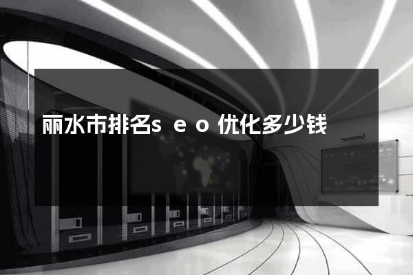 丽水市排名seo优化多少钱