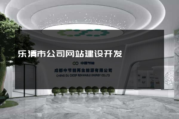乐清市公司网站建设开发